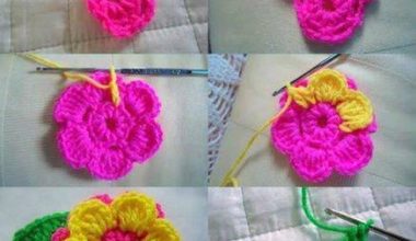 Rengarenk çiçek motifleri