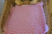 Bebek beşikleri için örgü battaniye