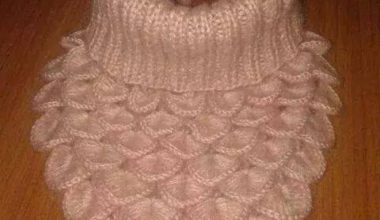 El işi örgü bayan boyunluk