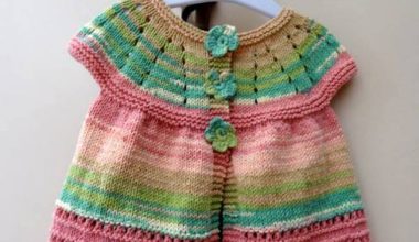 Çocuklar için kışlık örgü yelek modeli