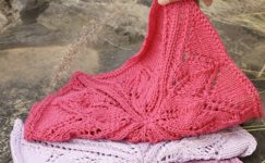 Yapraklı bebek battaniyesi motifi yapılışı