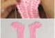 Pembe örgü kız çocuk bolero