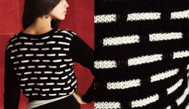 Siyah beyaz bayan hırka