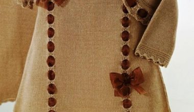 Örgü çocuk elbise modelleri