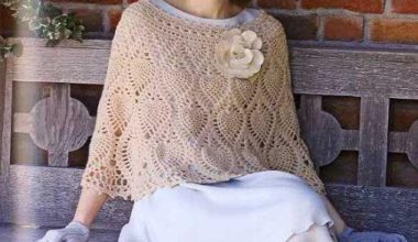 Krem bayan omuz şalı