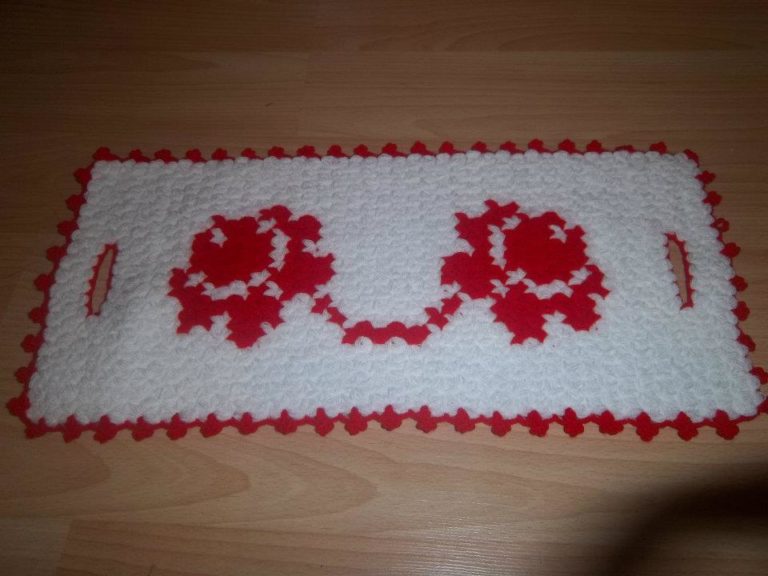 Güllü örgü lif modeli