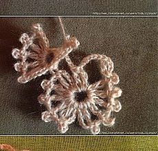 Tığ işi örgü bayan şal modeli