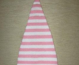 İki renkli örgü bere