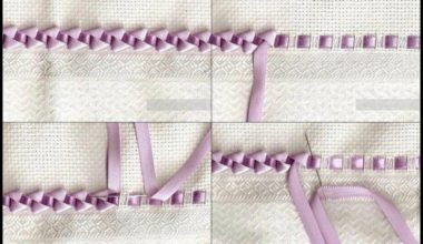 Örtülerinize kurdale ile süsleme