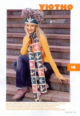 bayan atki ornegi renkli desenli motifli örgü dantel modelleri