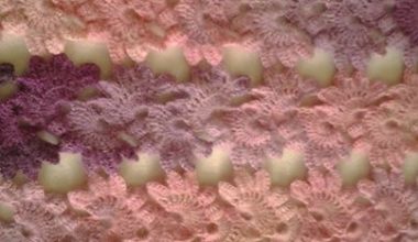 Bayanlar için örgü şal modeli