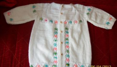 Kız çocukları için el örgüsü hırka