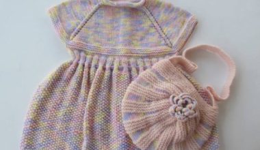 Pirinç işi örgü elbise