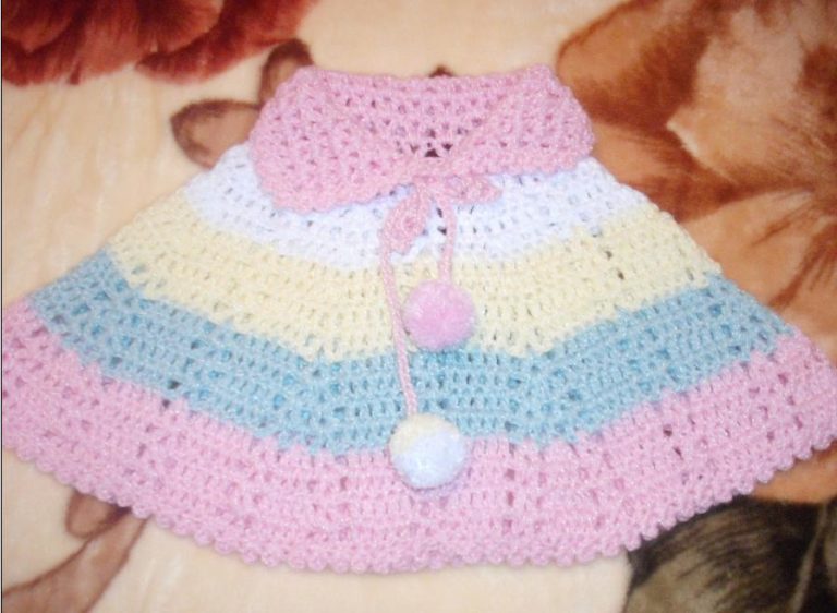 Örgü bebek panço modelleri Resimli Örgü Modelleri