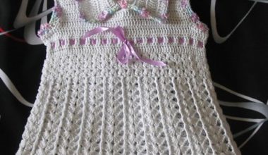 Çocuklar için örgü elbise modelleri