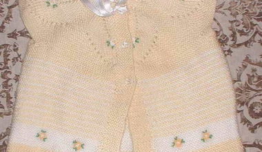 Örgü bebek süveter modelleri