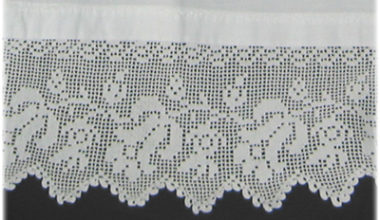 Beyaz çarşaf kenarı danteli