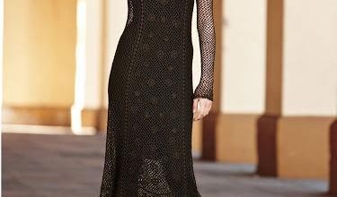 Siyah dantel bayan elbiseleri