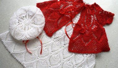 Örgü çocuk elbisesi