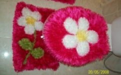 Pembe klozet takımı