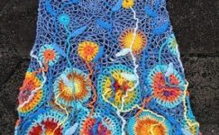 bayan etekleri mayo uzerine giyilen cicekli renkli ipliklerle suslu motifli desenli kisa uzun modeller