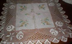 kirlent modelleri ornekleri masalar sehpalar icin cicek motifli desenli modeller