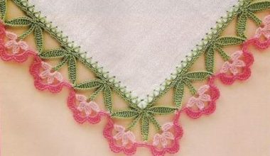 Çiçekli oya modelleri