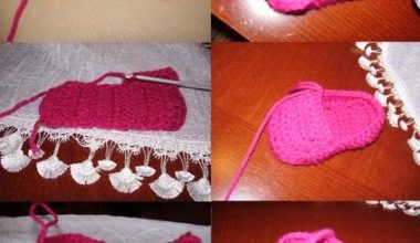 Çocuk örgü patik modeli