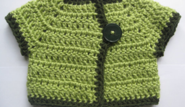 Örgü çocuk bolero modelleri